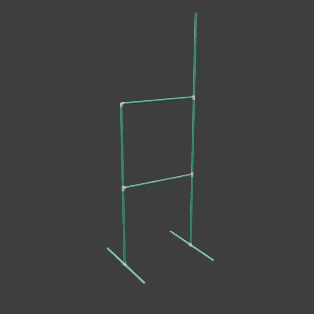 Ladder 2 steps and Pylon preview